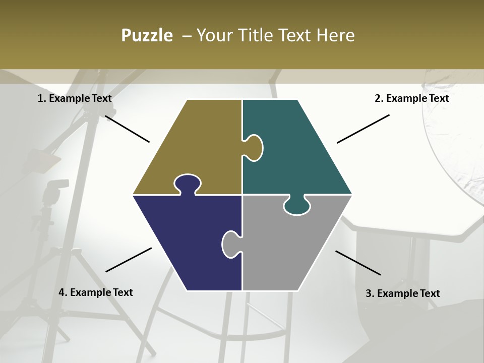 Illuminated Space Object PowerPoint Template