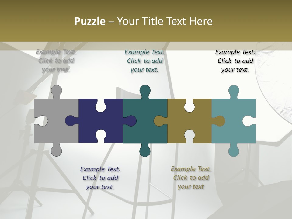 Illuminated Space Object PowerPoint Template