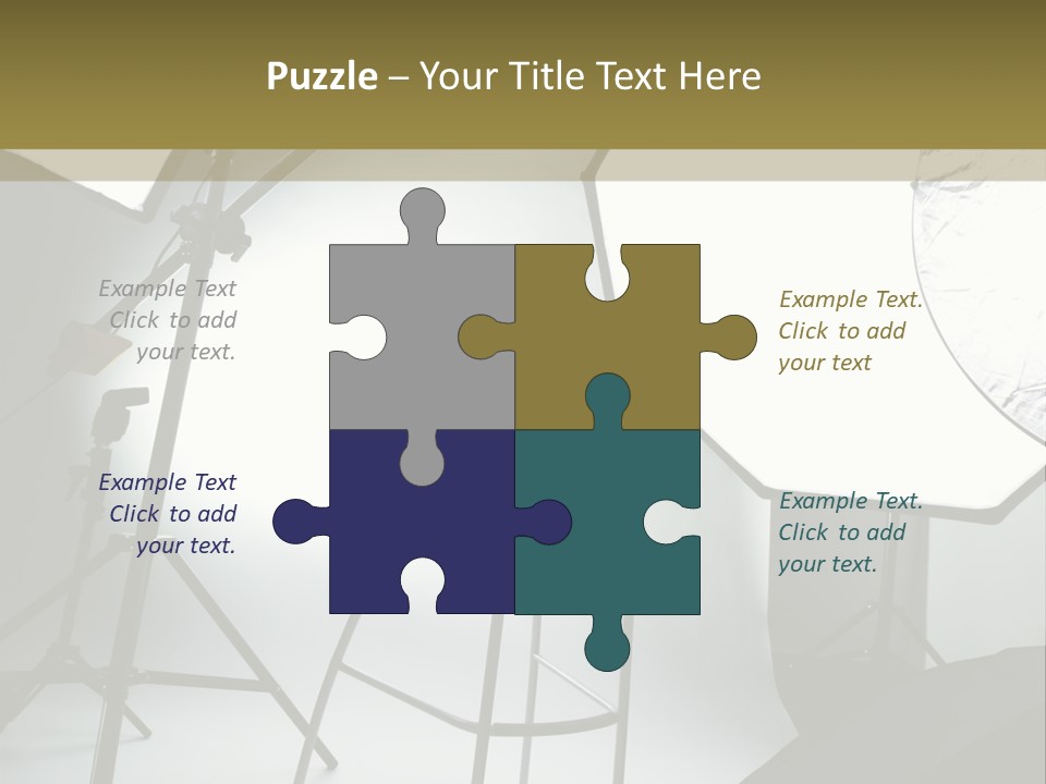 Illuminated Space Object PowerPoint Template