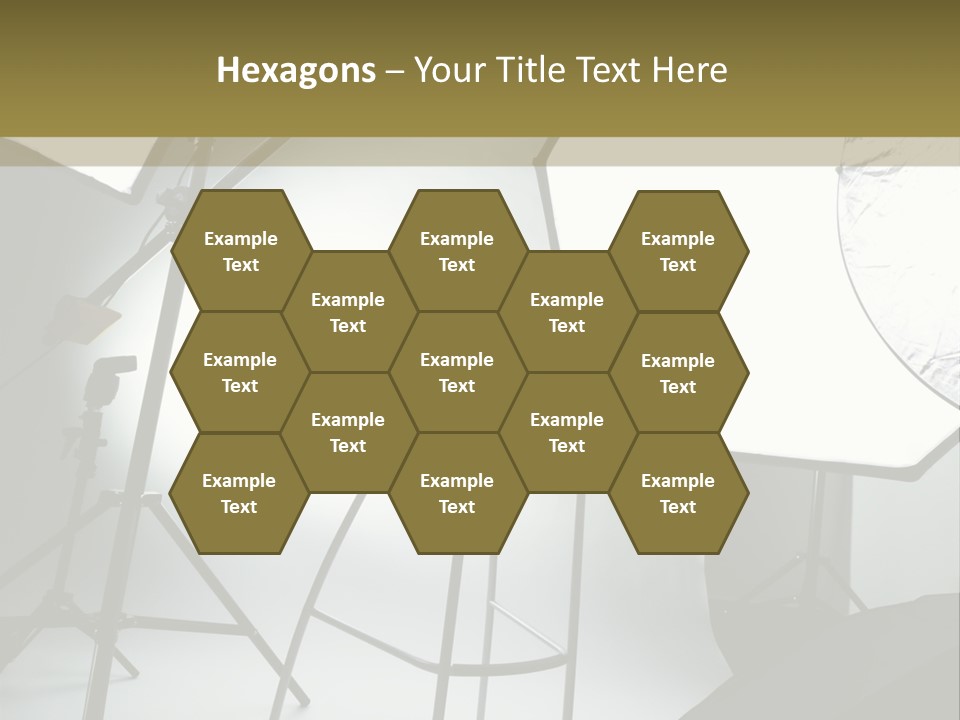 Illuminated Space Object PowerPoint Template