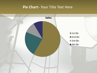 Illuminated Space Object PowerPoint Template