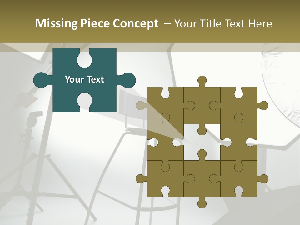 Illuminated Space Object PowerPoint Template