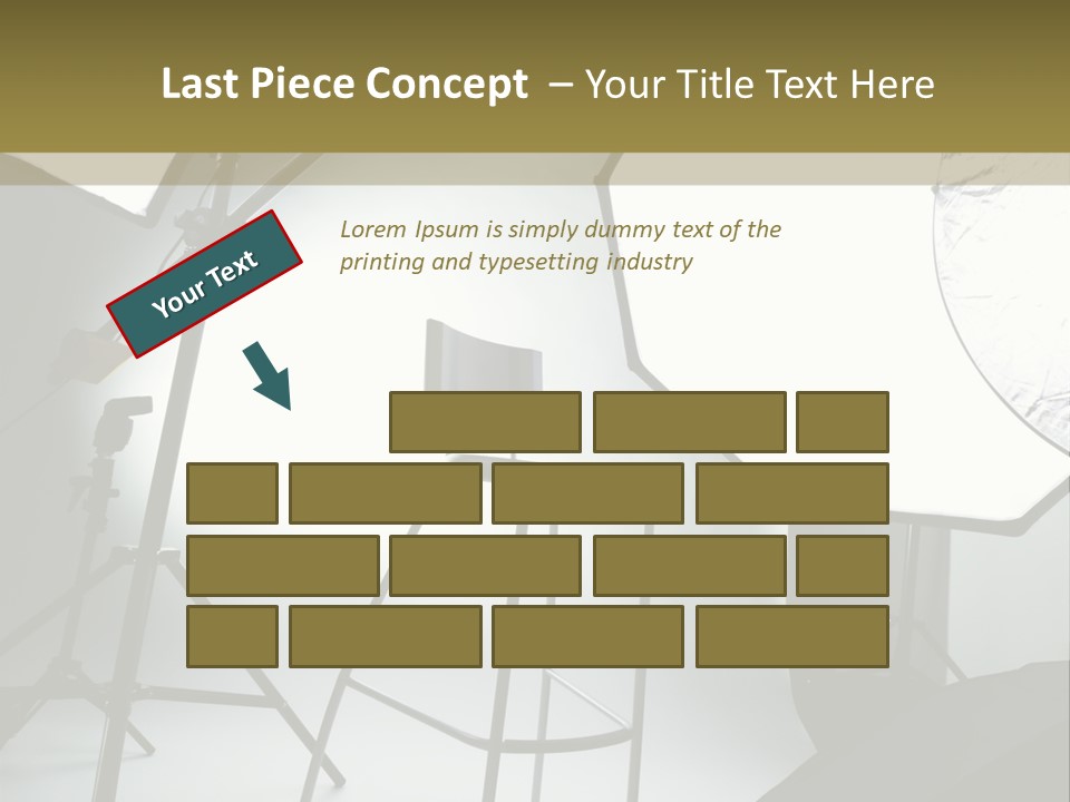 Illuminated Space Object PowerPoint Template
