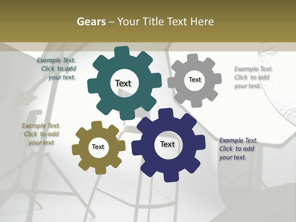 Illuminated Space Object PowerPoint Template