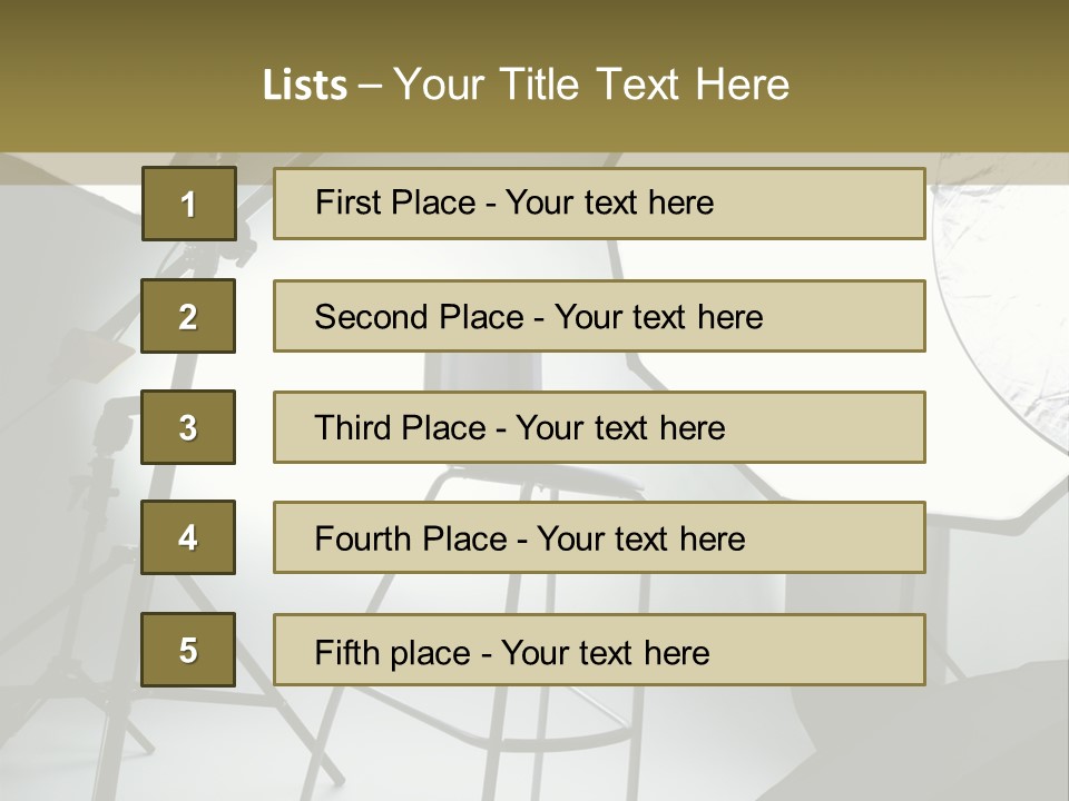 Illuminated Space Object PowerPoint Template