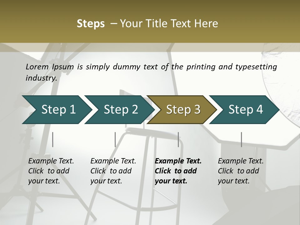 Illuminated Space Object PowerPoint Template