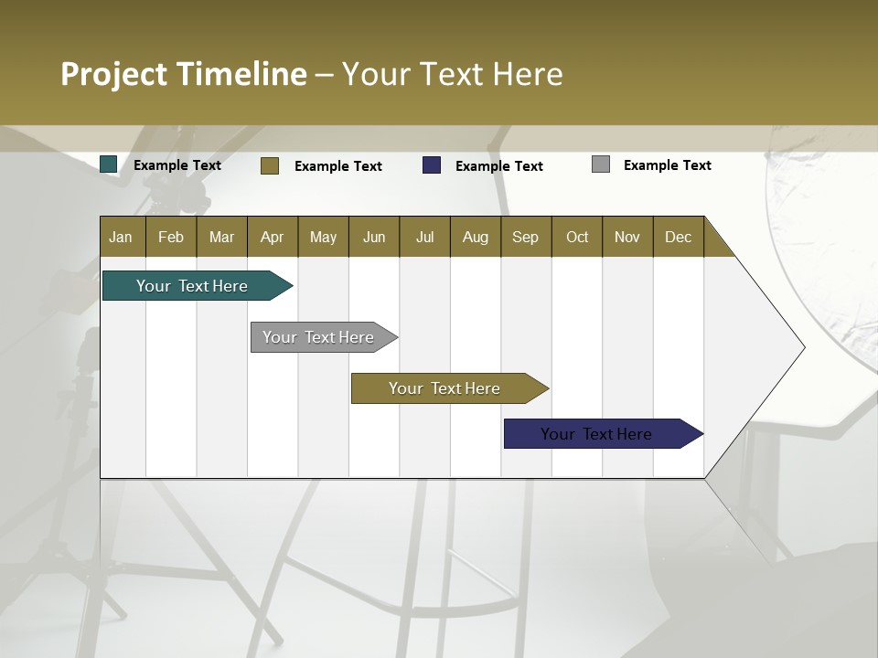 Illuminated Space Object PowerPoint Template