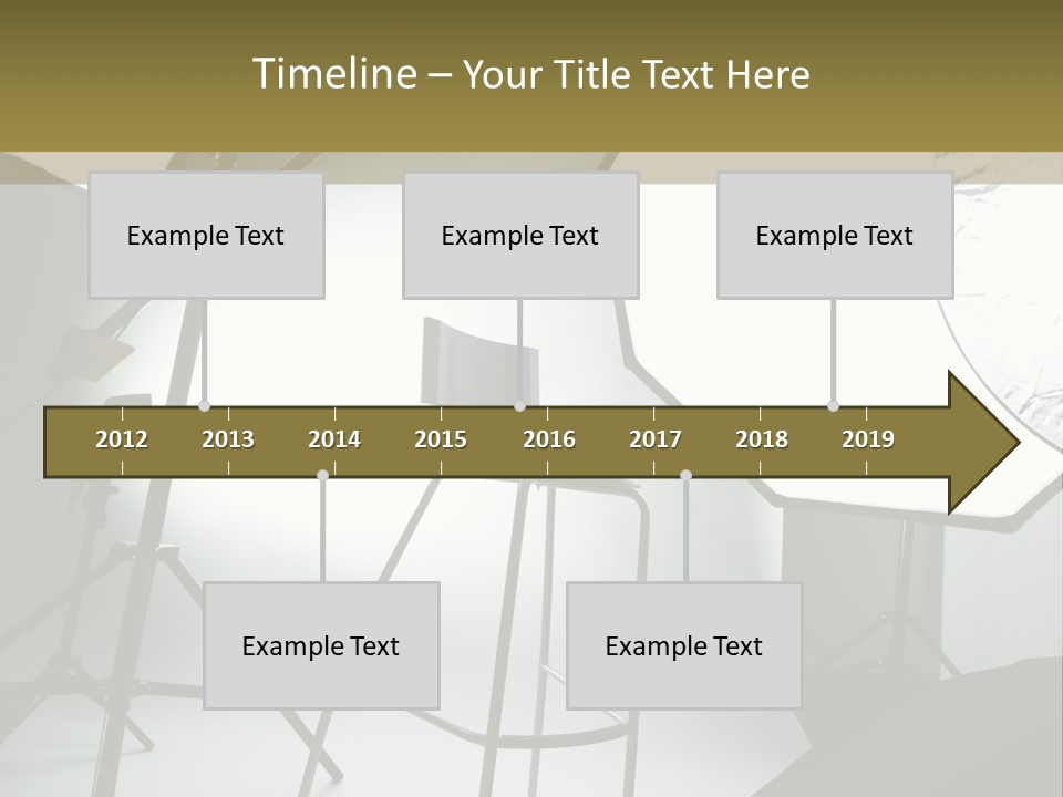 Illuminated Space Object PowerPoint Template