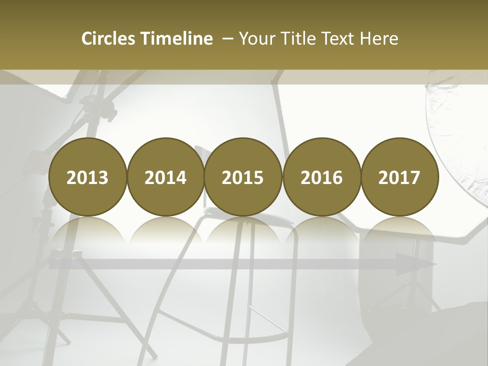 Illuminated Space Object PowerPoint Template
