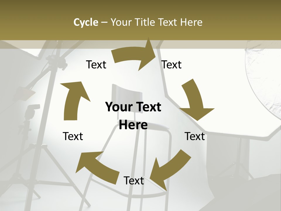 Illuminated Space Object PowerPoint Template