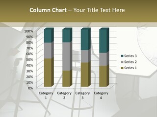 Illuminated Space Object PowerPoint Template