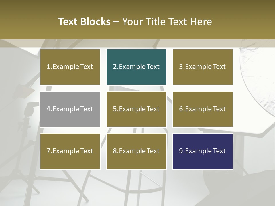 Illuminated Space Object PowerPoint Template