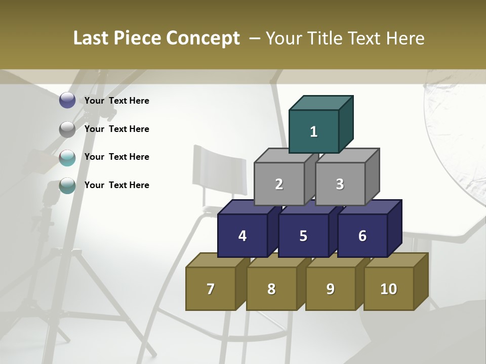 Illuminated Space Object PowerPoint Template