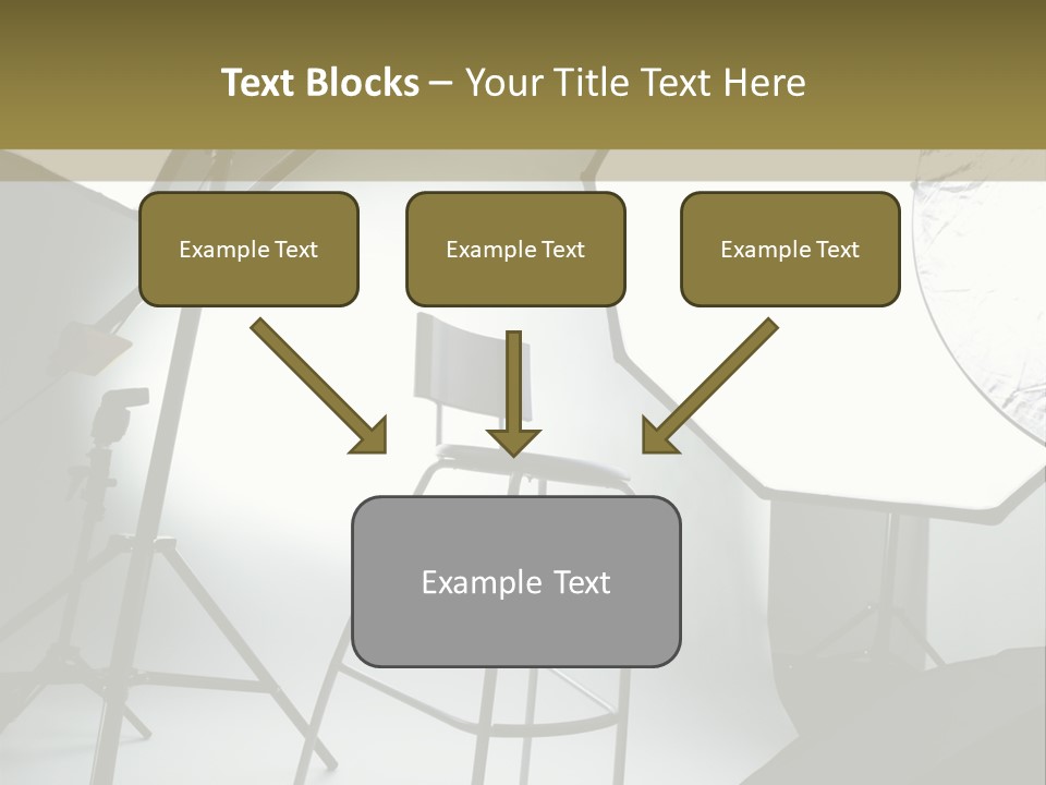 Illuminated Space Object PowerPoint Template