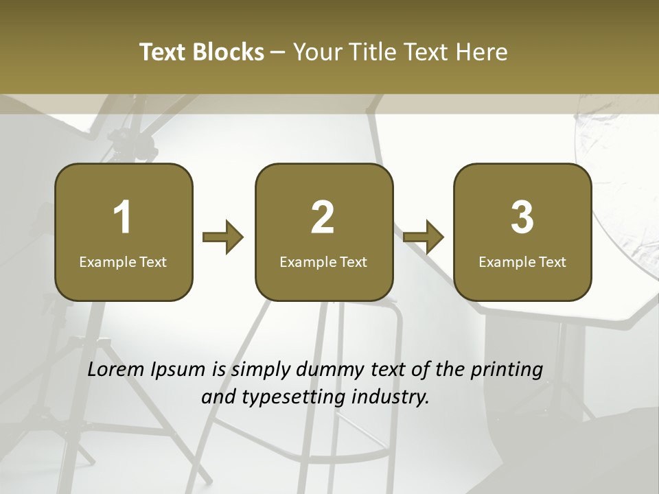 Illuminated Space Object PowerPoint Template