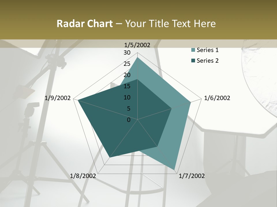 Illuminated Space Object PowerPoint Template