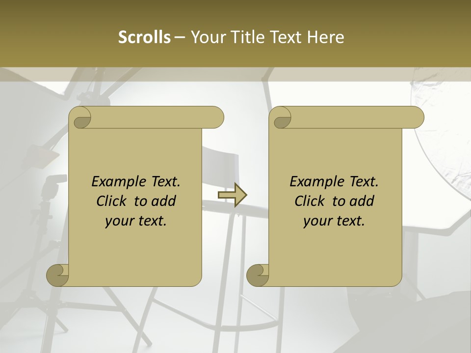 Illuminated Space Object PowerPoint Template