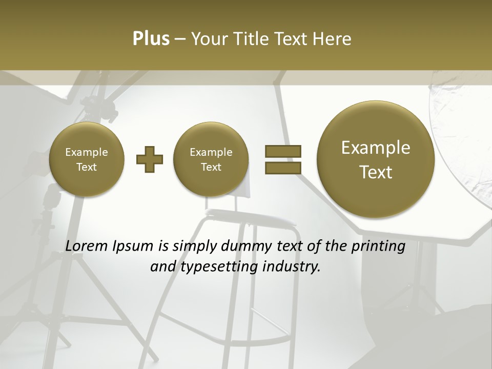 Illuminated Space Object PowerPoint Template