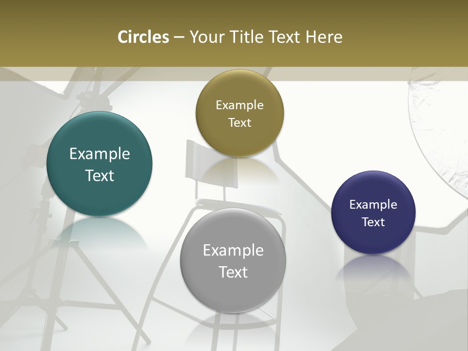Illuminated Space Object PowerPoint Template