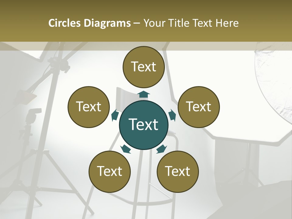 Illuminated Space Object PowerPoint Template