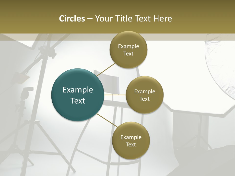 Illuminated Space Object PowerPoint Template