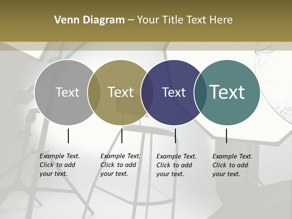 Illuminated Space Object PowerPoint Template