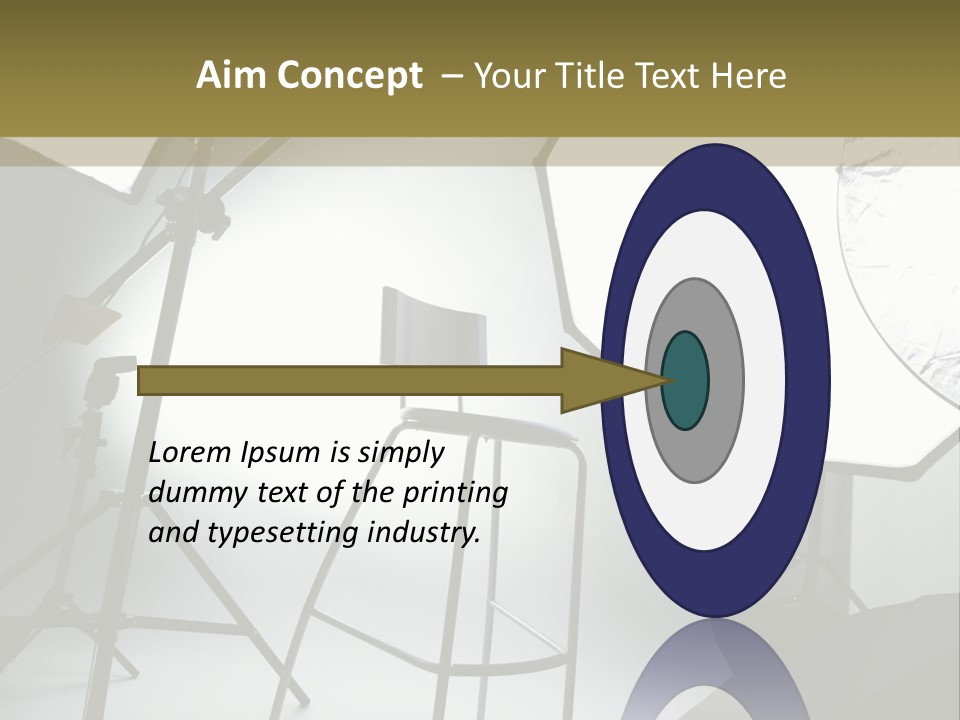 Illuminated Space Object PowerPoint Template