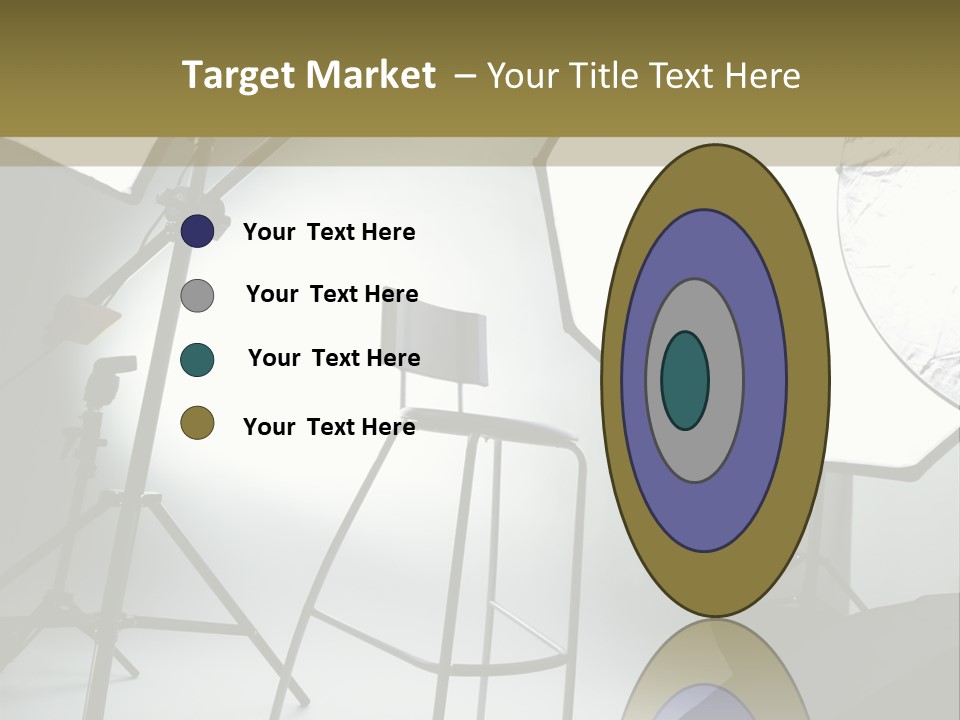 Illuminated Space Object PowerPoint Template