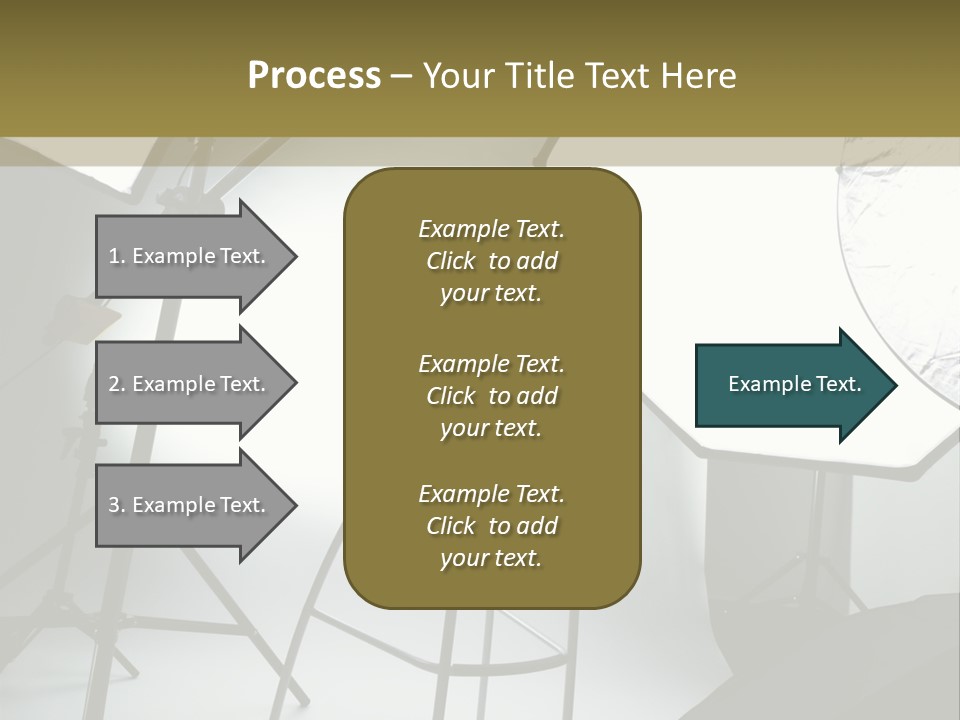 Illuminated Space Object PowerPoint Template