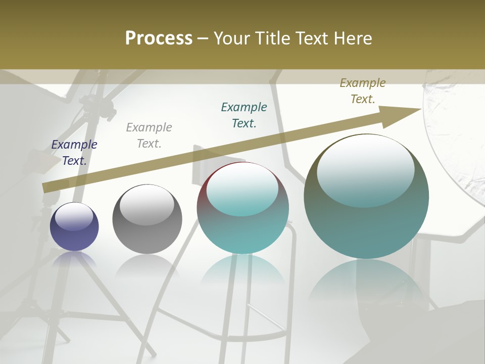 Illuminated Space Object PowerPoint Template