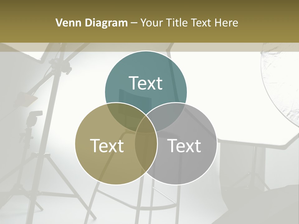 Illuminated Space Object PowerPoint Template