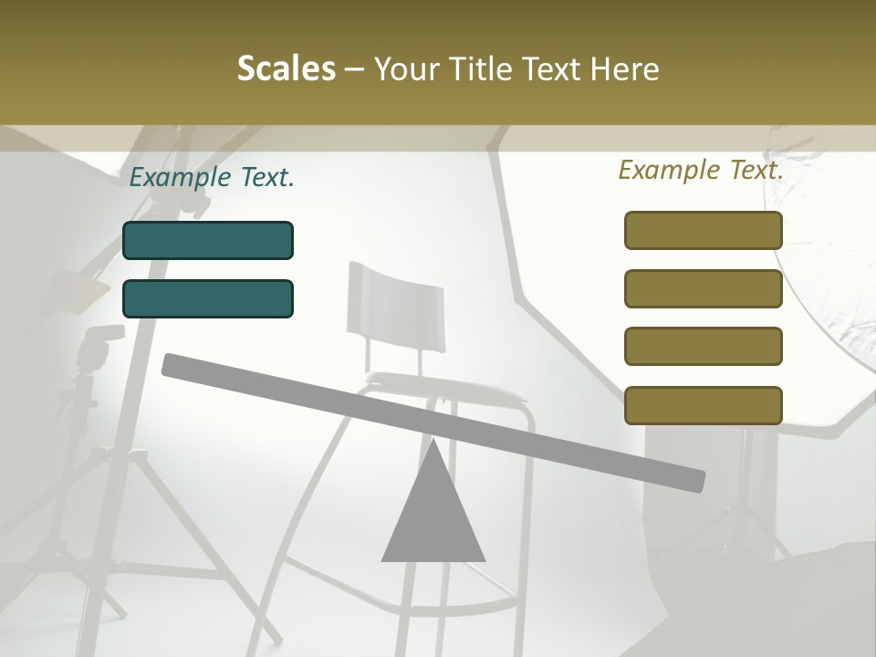 Illuminated Space Object PowerPoint Template