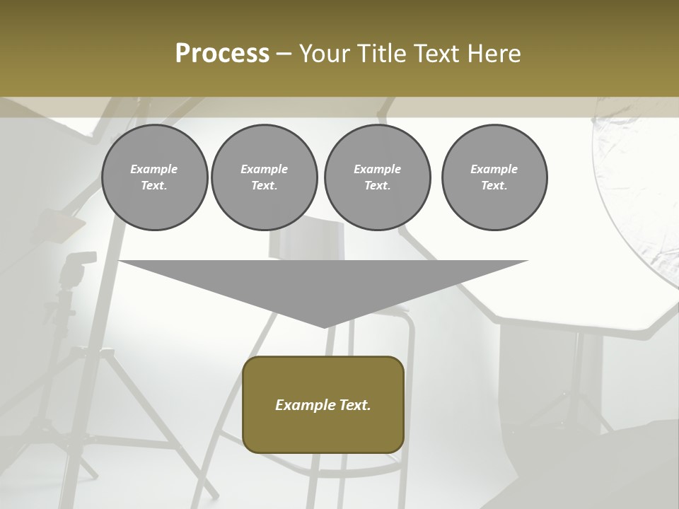 Illuminated Space Object PowerPoint Template