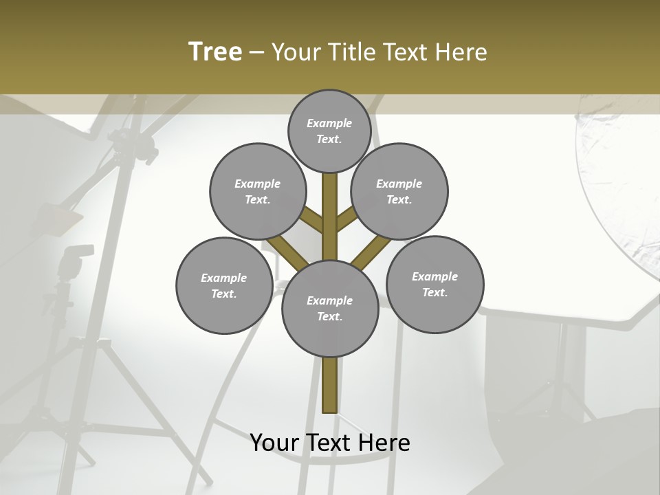 Illuminated Space Object PowerPoint Template