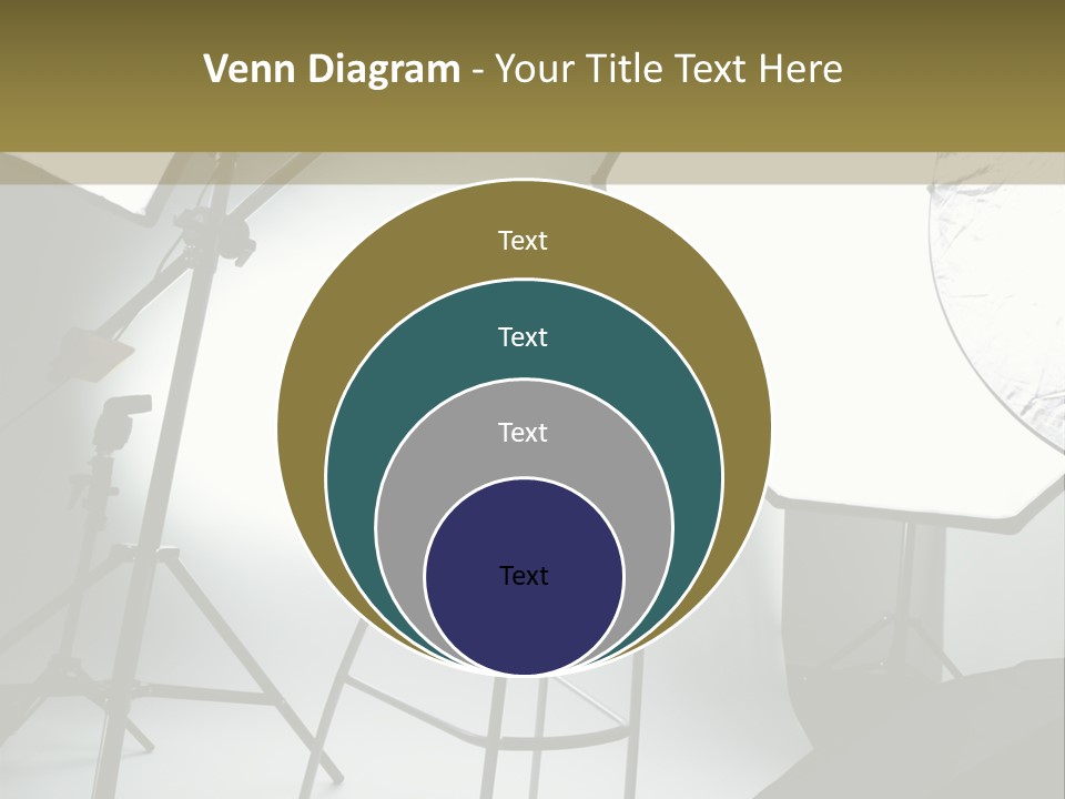Illuminated Space Object PowerPoint Template
