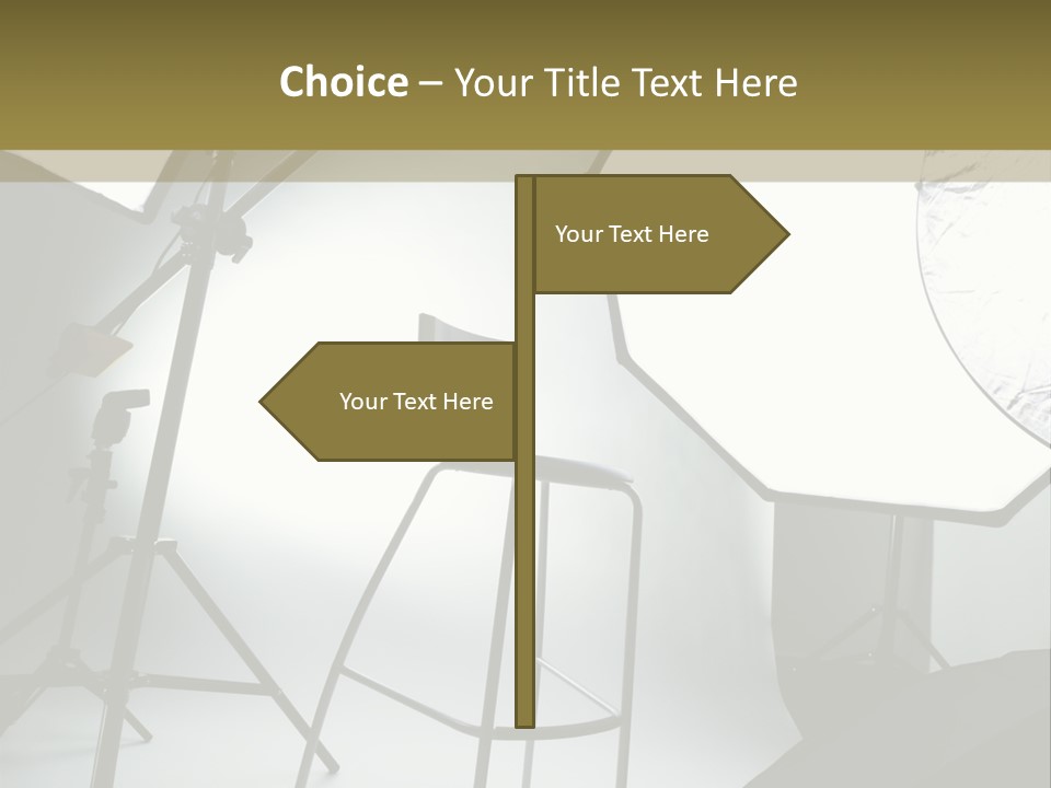 Illuminated Space Object PowerPoint Template