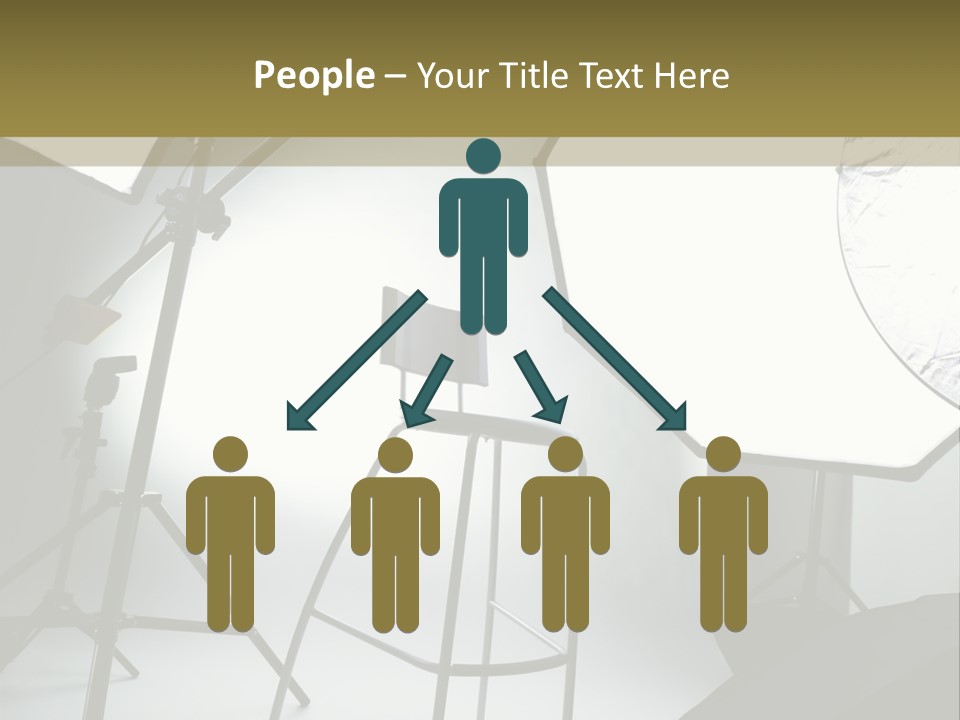 Illuminated Space Object PowerPoint Template