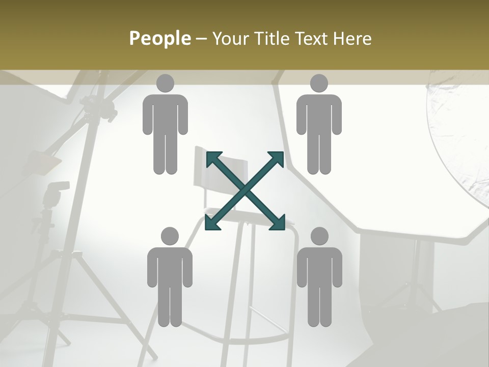 Illuminated Space Object PowerPoint Template