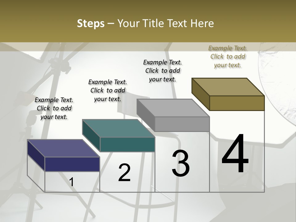 Illuminated Space Object PowerPoint Template