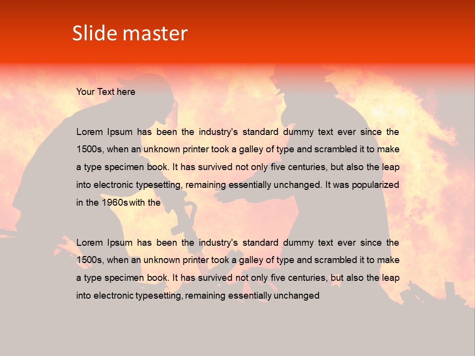 Loss Danger Tongue PowerPoint Template