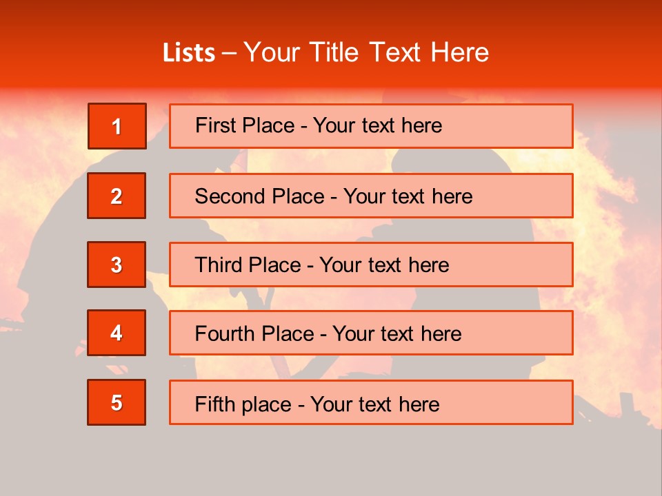 Loss Danger Tongue PowerPoint Template