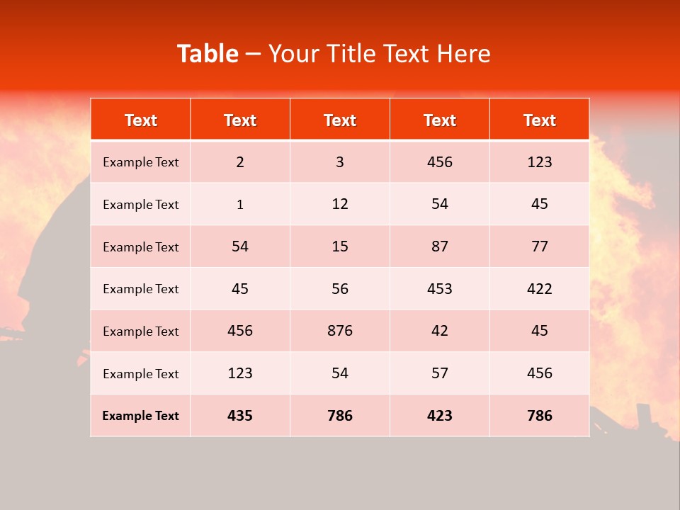 Loss Danger Tongue PowerPoint Template