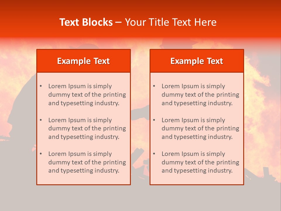 Loss Danger Tongue PowerPoint Template
