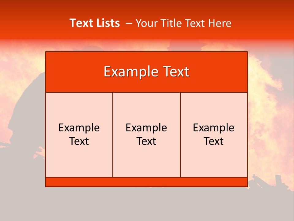 Loss Danger Tongue PowerPoint Template