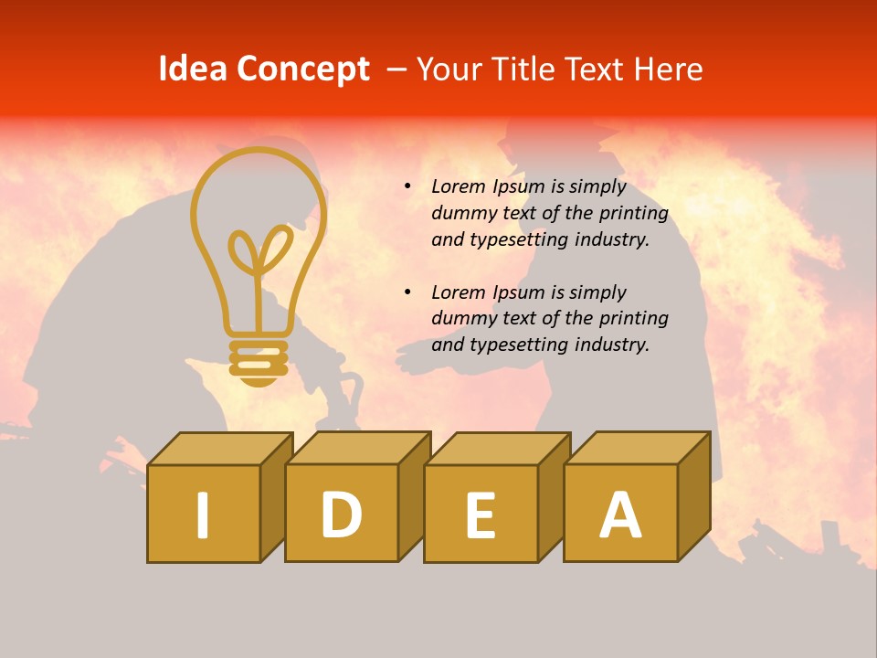 Loss Danger Tongue PowerPoint Template