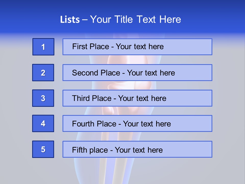 Osteoporosis Medicine Arthritis PowerPoint Template