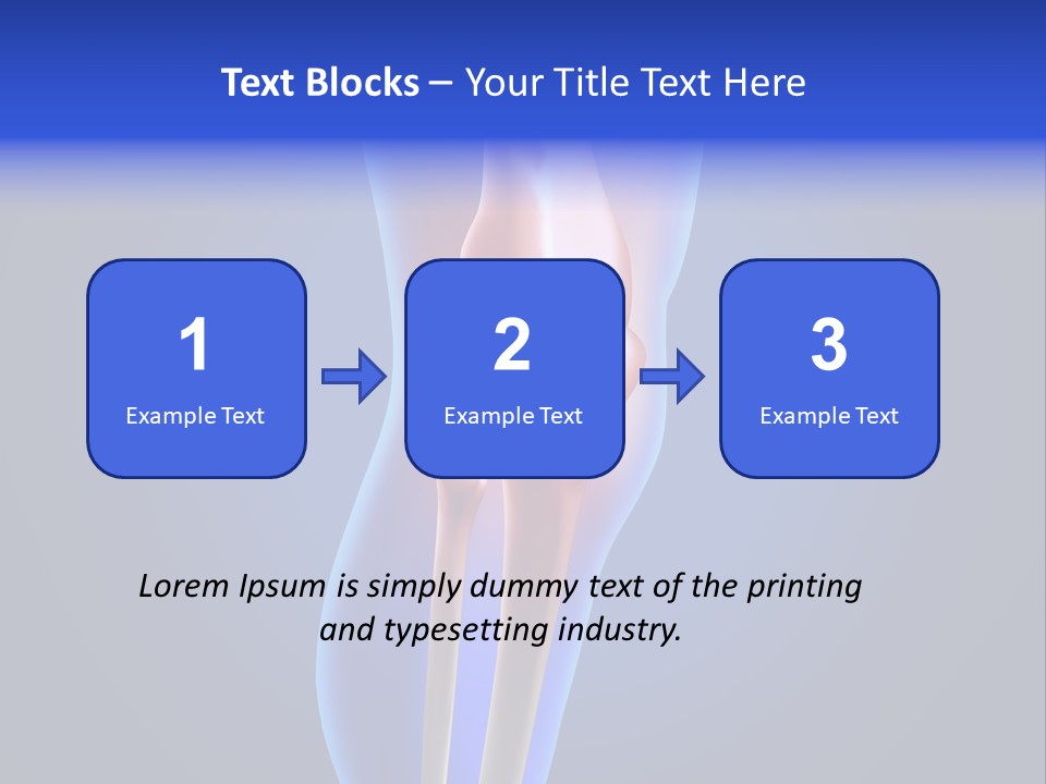 Osteoporosis Medicine Arthritis PowerPoint Template