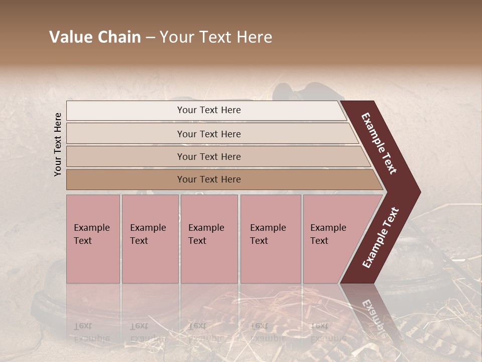 Pair Shoes Leather PowerPoint Template