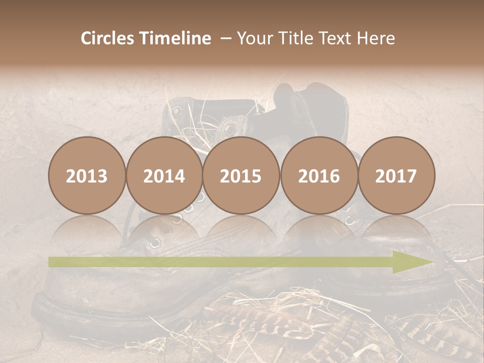 Pair Shoes Leather PowerPoint Template