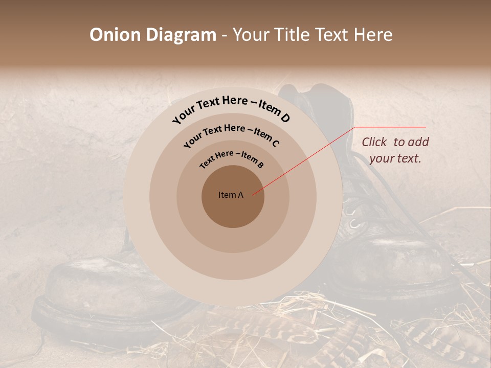 Pair Shoes Leather PowerPoint Template